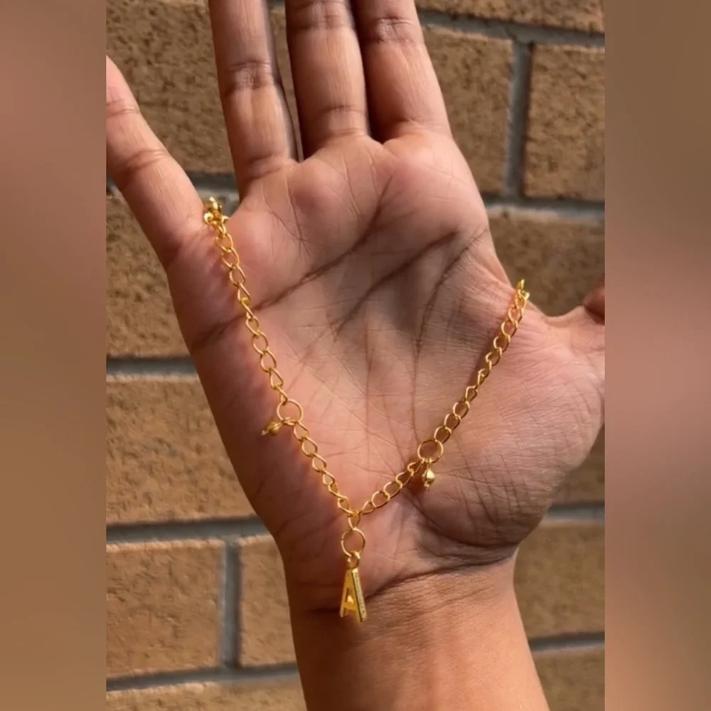 Custom Initial Anklets - Picture 4 of 4